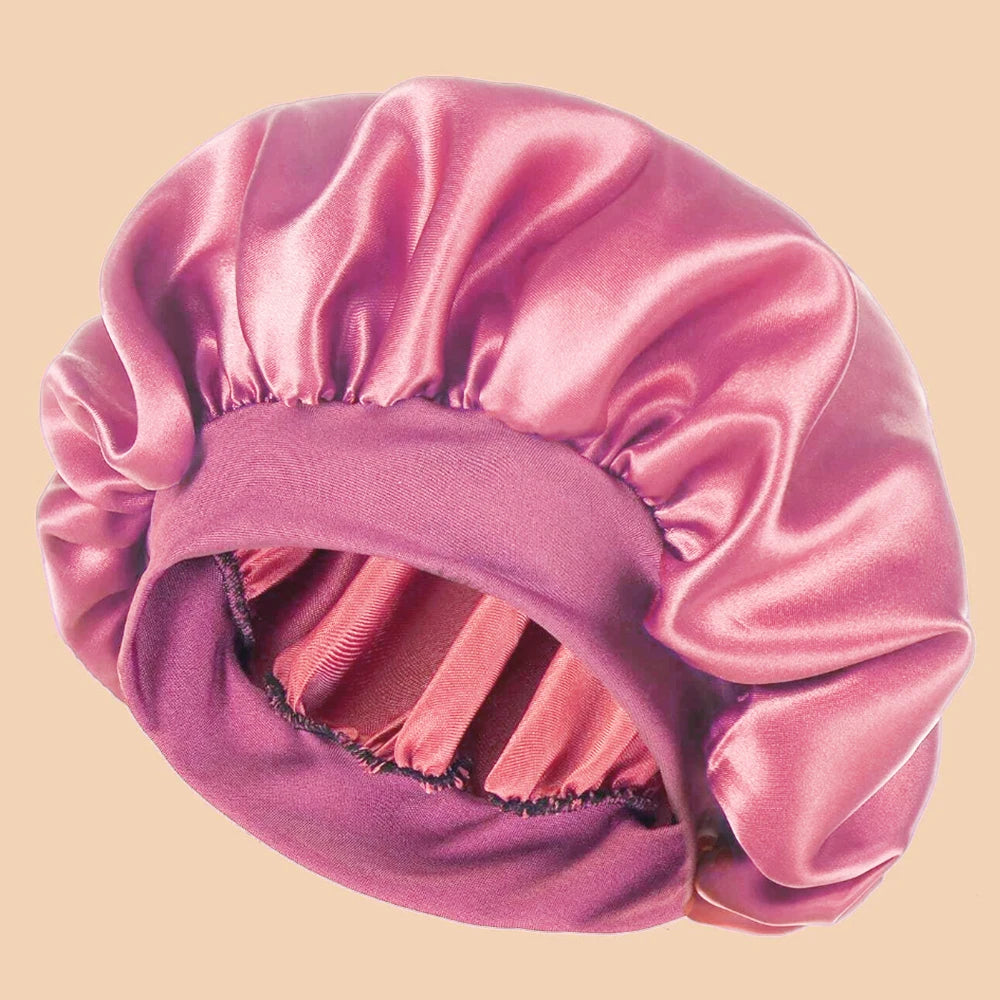 GlowCap – Satin Schlafhaube