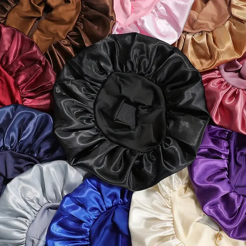 GlowCap – Satin Schlafhaube