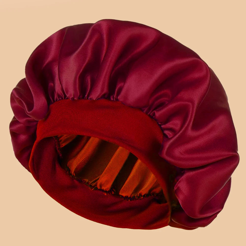 GlowCap – Satin Schlafhaube