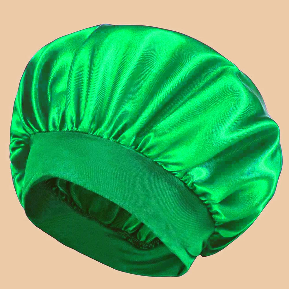 GlowCap – Satin Schlafhaube