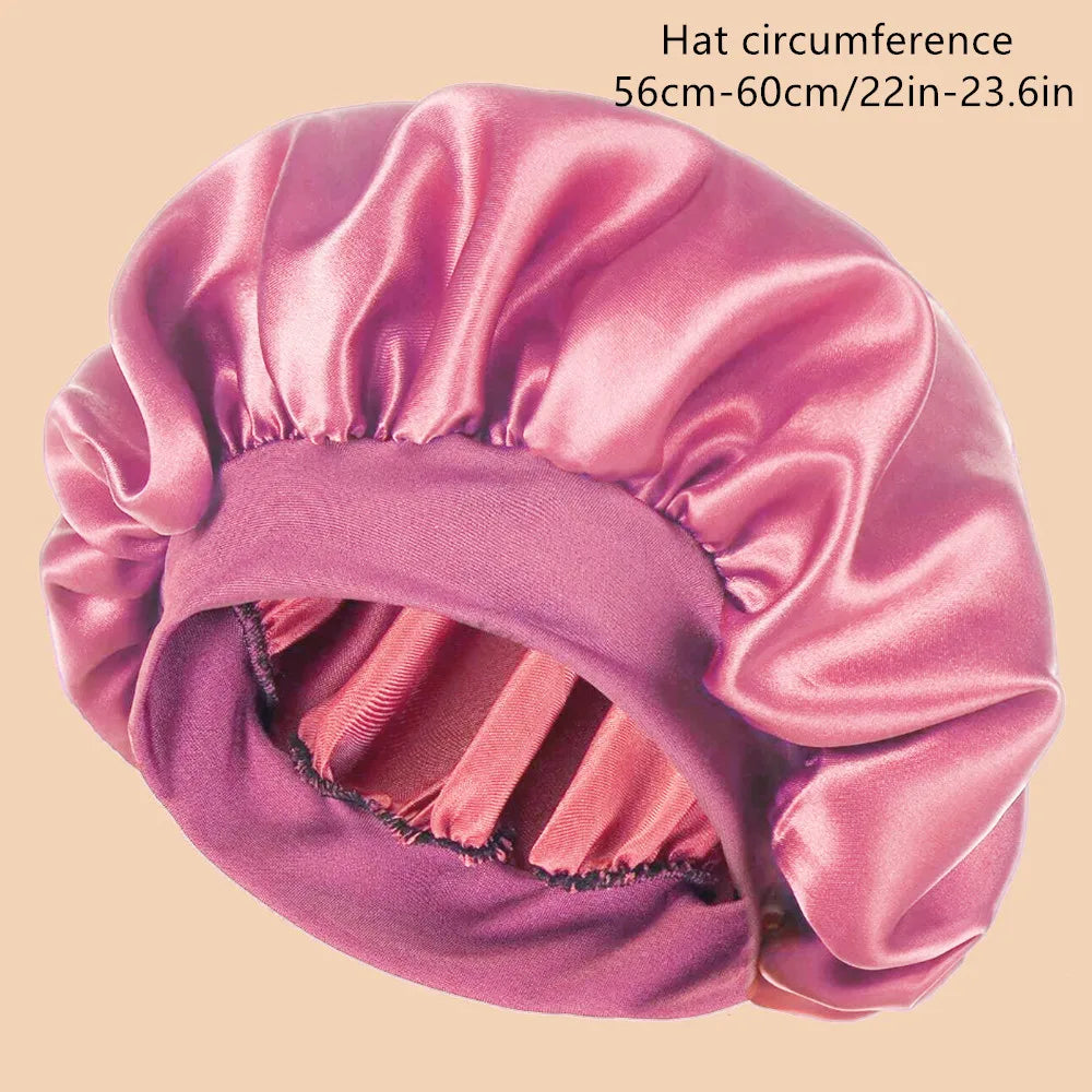 GlowCap – Satin Schlafhaube