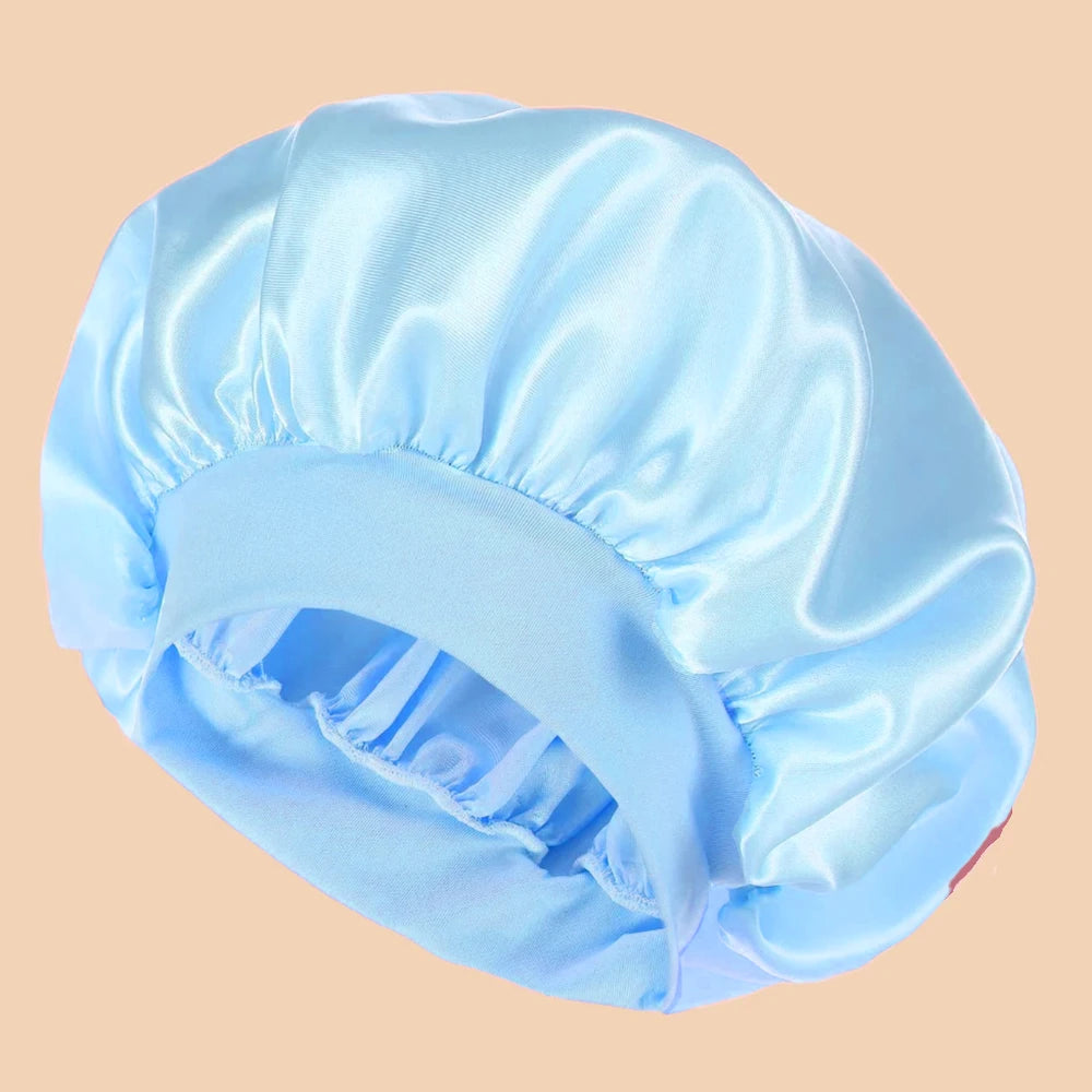 GlowCap – Satin Schlafhaube