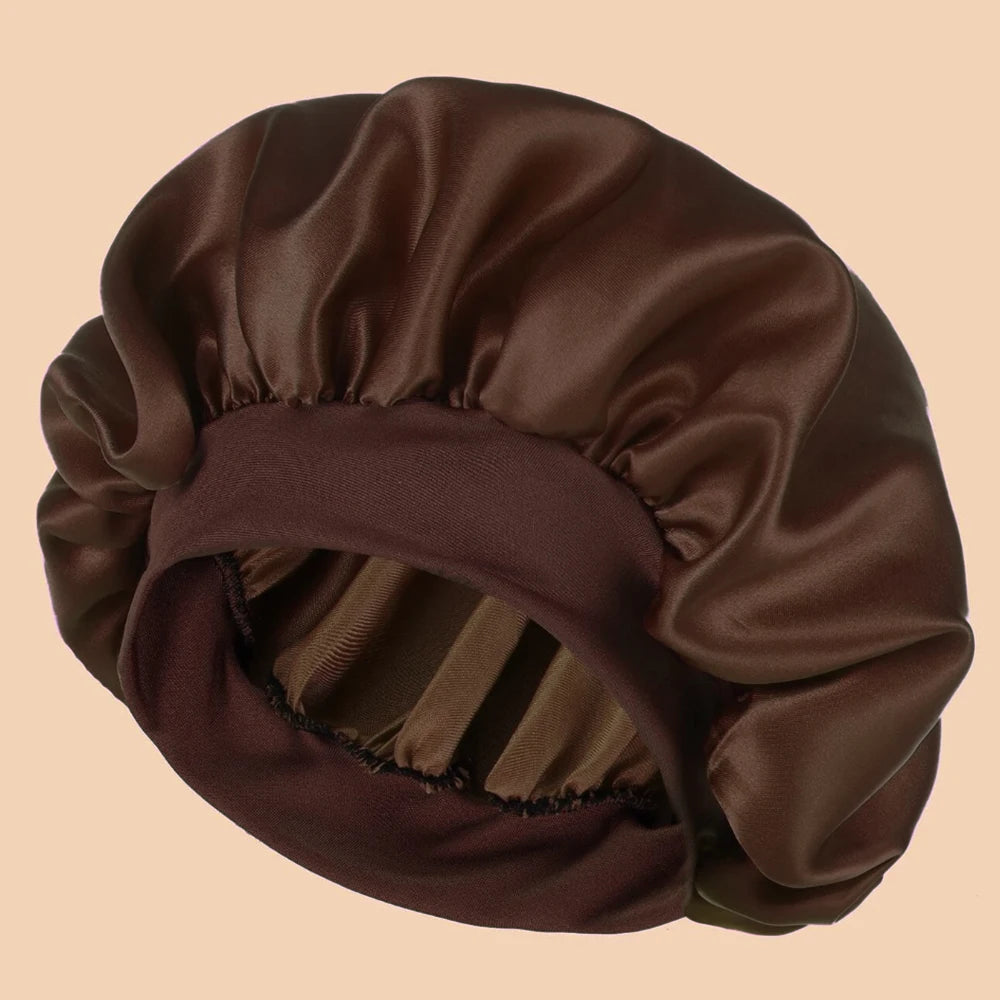 GlowCap – Satin Schlafhaube