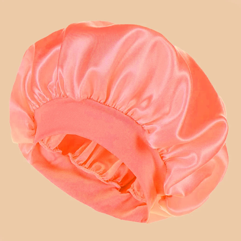 GlowCap – Satin Schlafhaube