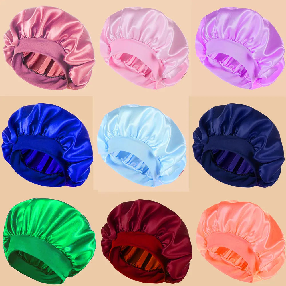 GlowCap – Satin Schlafhaube