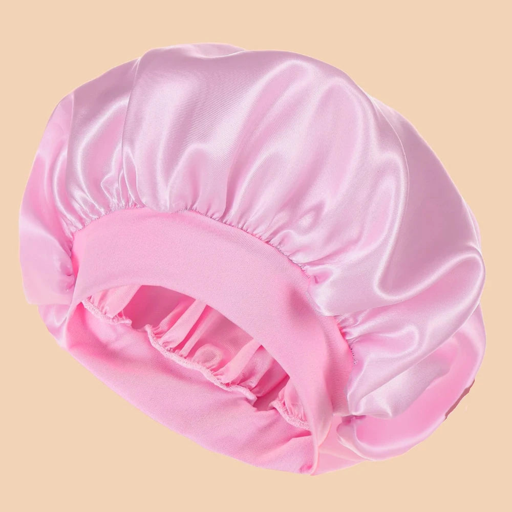 GlowCap – Satin Schlafhaube