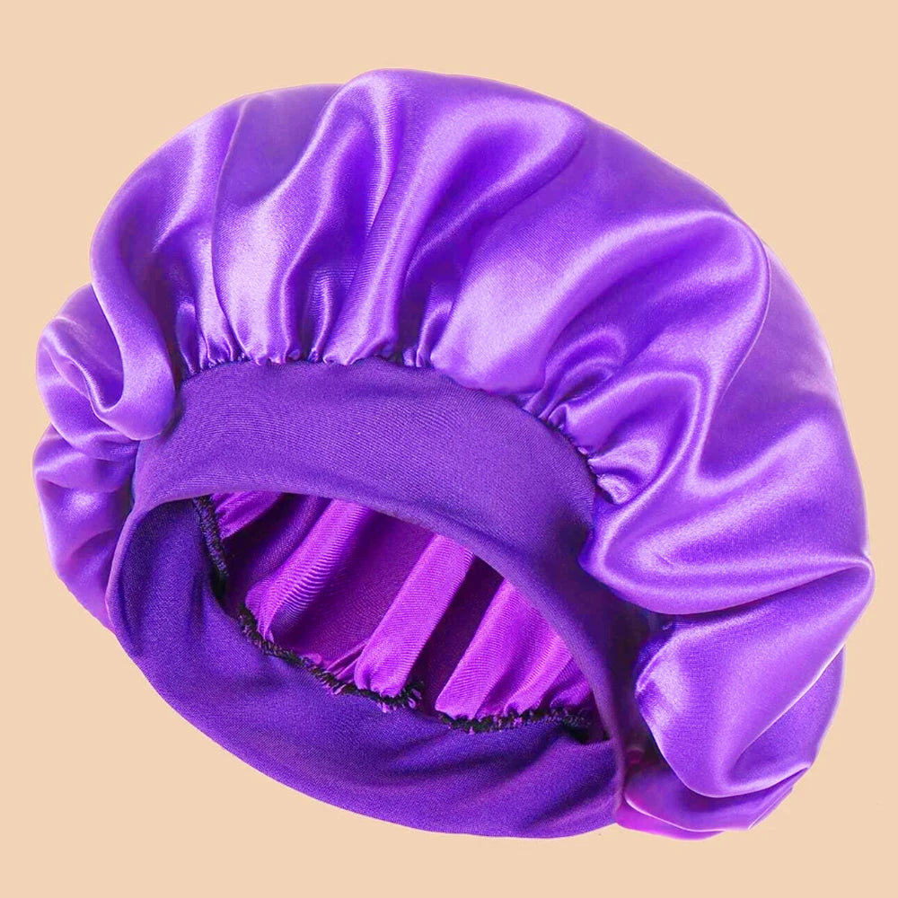 GlowCap – Satin Schlafhaube